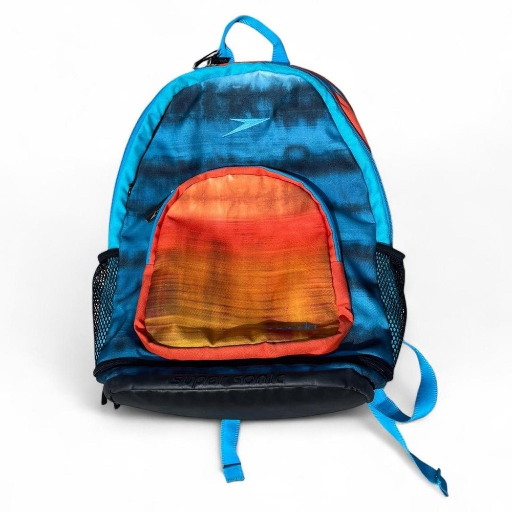 Speedo Blue and Orange Backpack